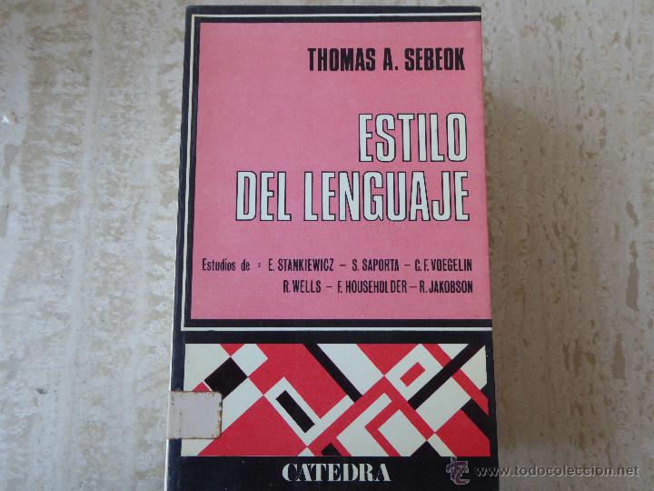 Libros de segunda mano: Estilo del lenguaje. Thomas A. Sebeok - Foto 1