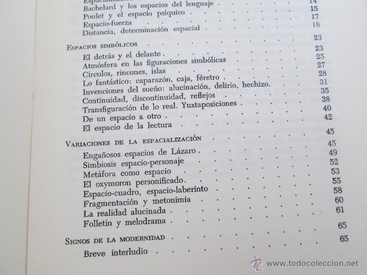 Libros de segunda mano: RICARDO GULLON. ESPACIO Y NOVELA. E.D. ANTONIO BOSCH. - Foto 5