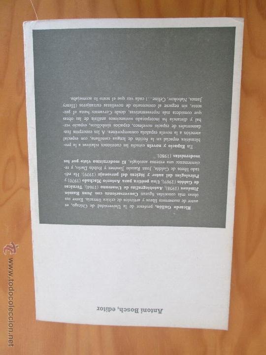 Libros de segunda mano: RICARDO GULLON. ESPACIO Y NOVELA. E.D. ANTONIO BOSCH. - Foto 14