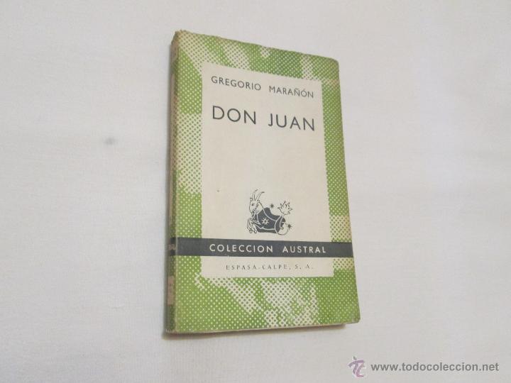 Libros de segunda mano: DON JUAN - GREGORIO MARA&Ntilde;ON - 1942 - Foto 1