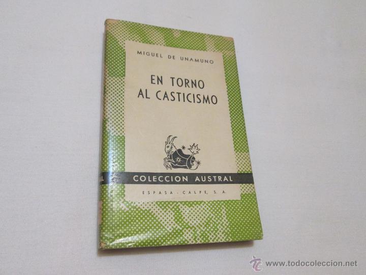 Libros de segunda mano: EN TORNO AL CASTICISMO - MIGUEL DE UNAMUNO - 1943 - Foto 1