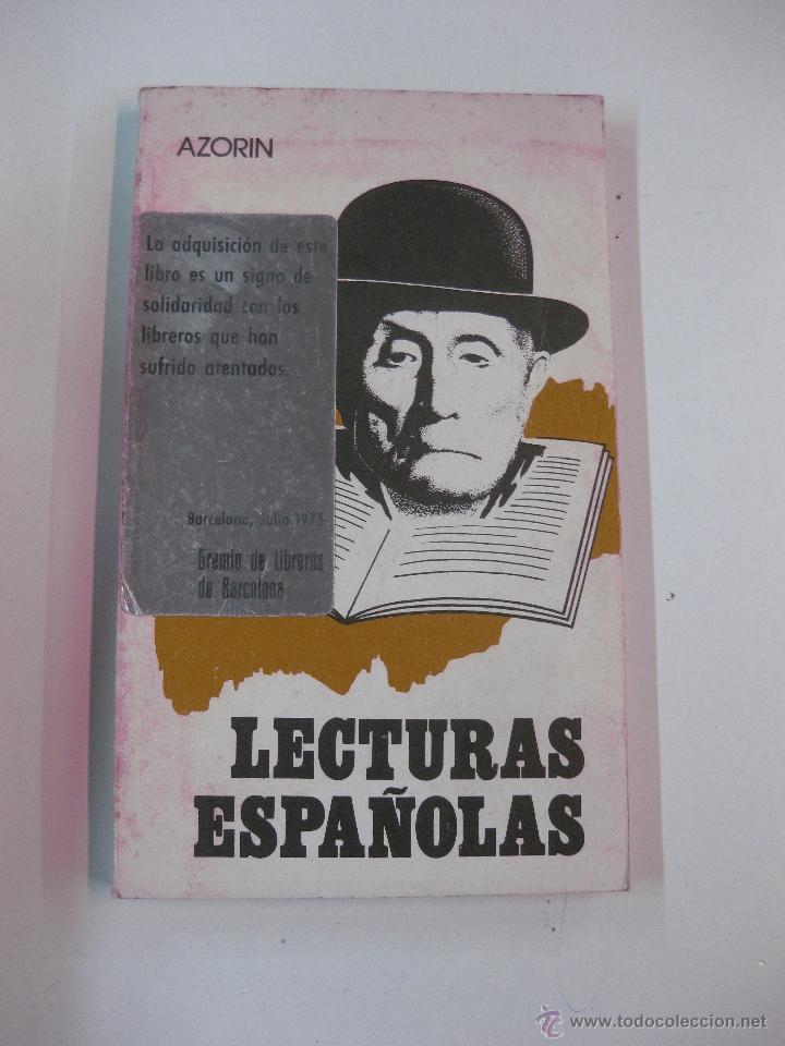 Libros de segunda mano: LECTURAS ESPA&Ntilde;OLAS. AZORIN.  AGRUPACION DEL COMERCIO 1974 - Foto 1
