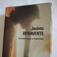 Libros de segunda mano: JACINTO BENAVENTE - CONFERENCIAS Y DISCURSOS - 1206 PAGINAS - AGUILAR 1964 - RUSTICA - PAPEL BIBLIA