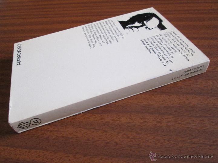 Libros de segunda mano: La esfinge mestiza --- Juan Rejano - Foto 3