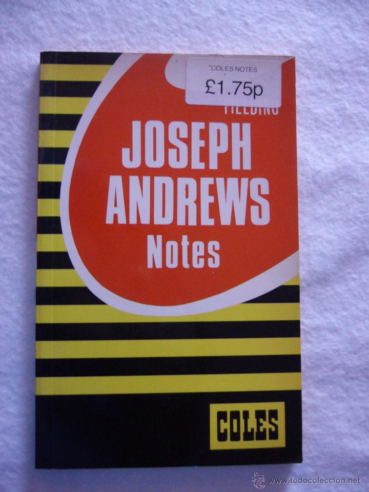 Libros de segunda mano: Joseph Andrews Coles Notes - Foto 1