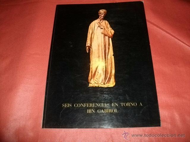 Gebrauchte B&uuml;cher: SEIS CONFERENCIAS EN TORNO A IBN GABIROL MALAGA 1973