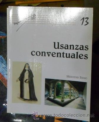 Libros de segunda mano: Usanzas conventuales, Mercedes Riego - Foto 1