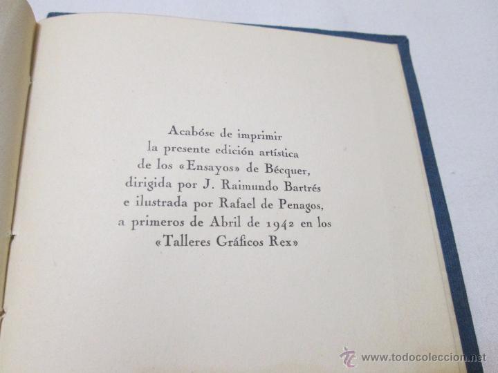 Libros de segunda mano: LA VENTA DE LOS GATOS - BECQUER, GUSTAVO ADOLFO - 1942 - Foto 6