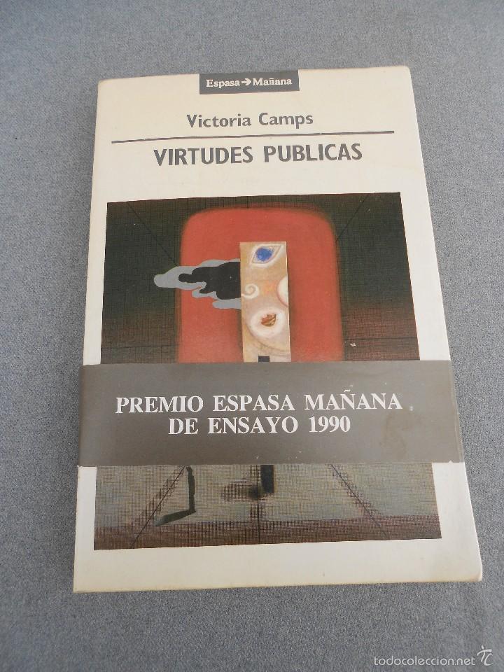 Libros de segunda mano: VIRTUDES PUBLICAS. - Foto 1