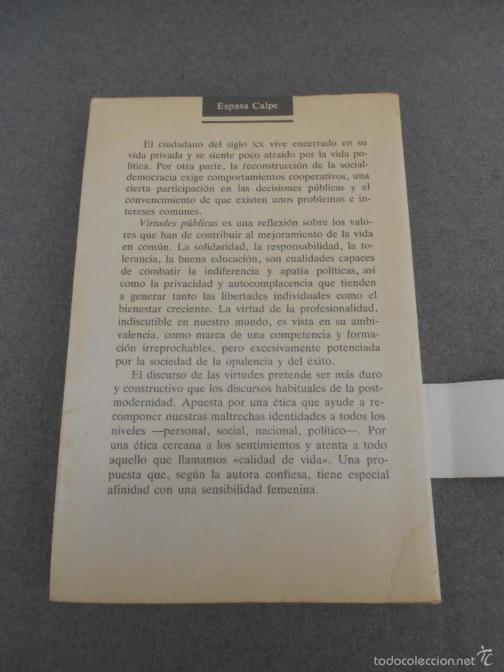 Libros de segunda mano: VIRTUDES PUBLICAS. - Foto 5