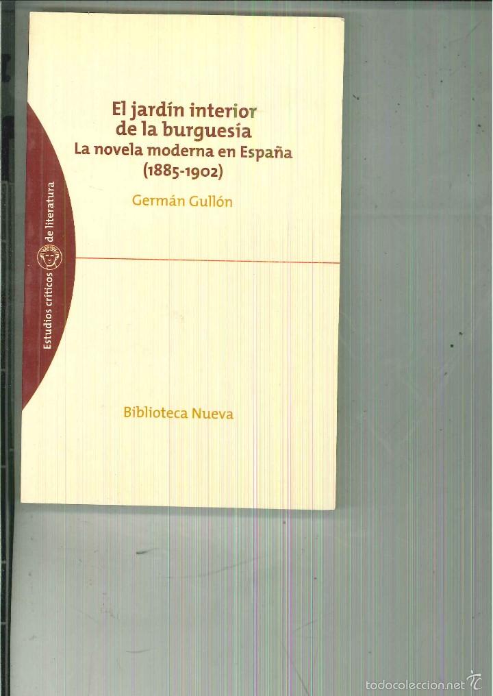 Second hand books: EL JARD&Iacute;N INTERIOR DE LA BURGUES&Iacute;A... German Gull&oacute;n