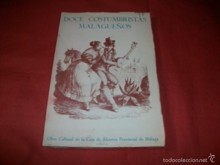 Libros de segunda mano: DOCE costumbristas malague&ntilde;os - Foto 1
