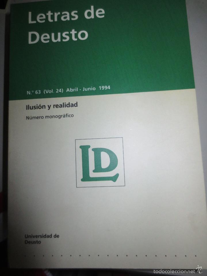 Libros de segunda mano: LETRAS DE DEUSTO N&ordm; 63 VOL 24 ABRIL-JUNIO 1994 - Foto 1