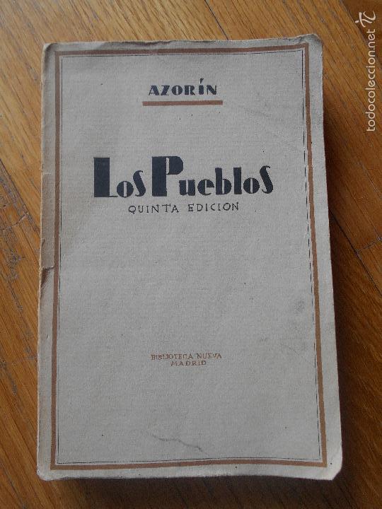 Libros de segunda mano: LOS PUEBLOS, Azorin, Biblioteca Nueva - Foto 1