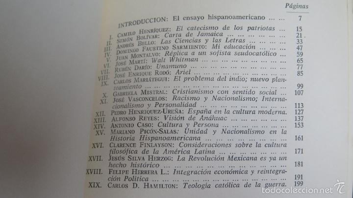 Libros de segunda mano: EL ENSAYO HISPANO-AMERICANO. CARLOS HAMILTON - Foto 2