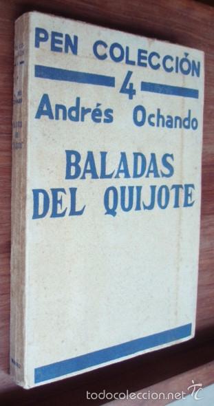 Libros de segunda mano: Baladas del Quijote - OCHANDO, Andr&eacute;s - Foto 1