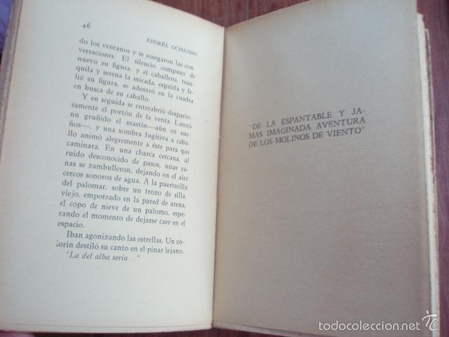Libros de segunda mano: Baladas del Quijote - OCHANDO, Andr&eacute;s - Foto 2