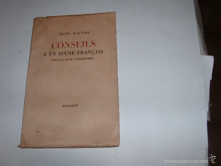 Libros de segunda mano: ANDRE MAUROIS - CONSEILS A UN JEUNE FRANCAIS - Foto 1