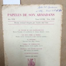 Libros de segunda mano: PAPELES DE SON ARMADANS, CAMILO JOSÉ CELA, CCII ENERO 1973. Lote 58819871