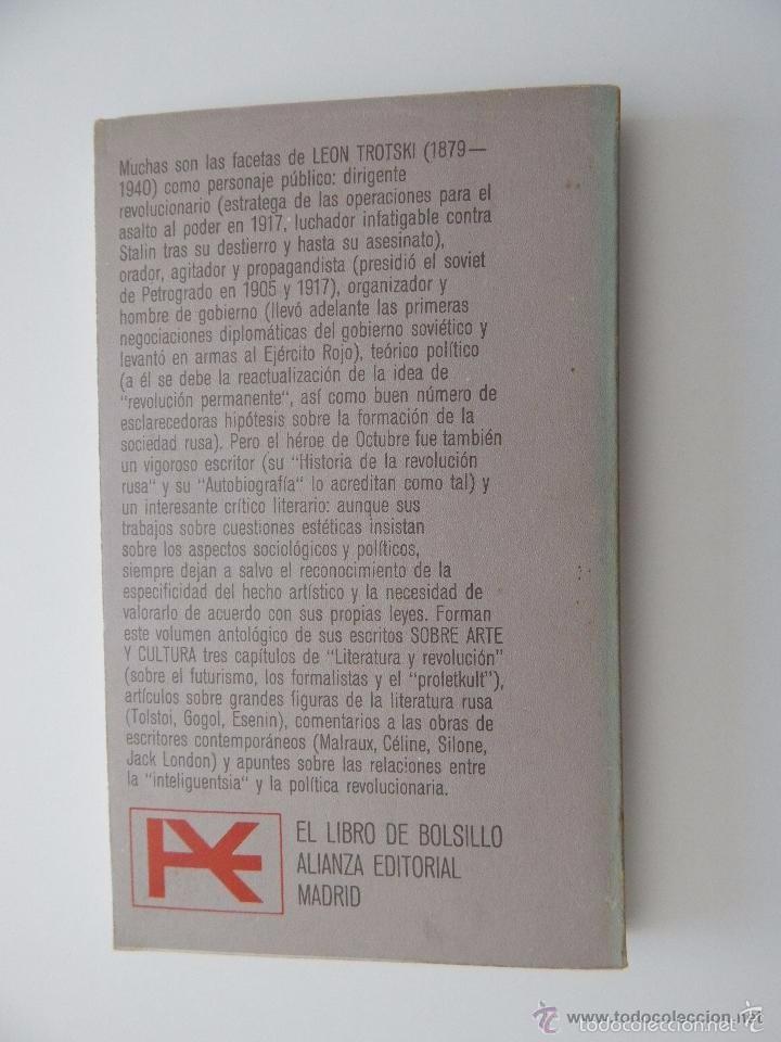Libros de segunda mano: LE&Oacute;N   TROTSKI   Sobre Arte y Cultura - Foto 2