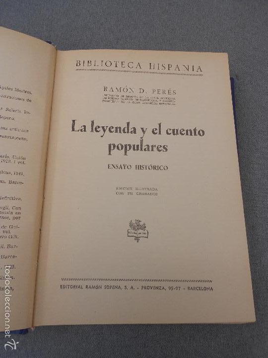 Libros de segunda mano: LA LEYENDA Y EL CUENTO POPULARES - Foto 2