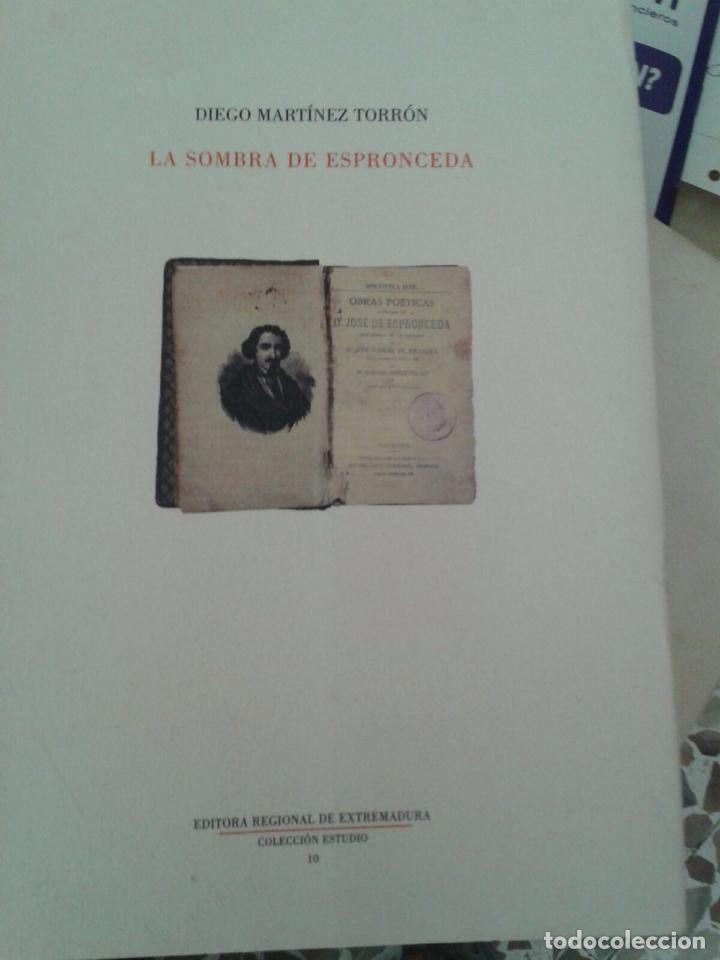 Libros de segunda mano: LA SOMBRA DE ESPRONCEDA. DIEGO MART&Iacute;NEZ TORRON - Foto 1