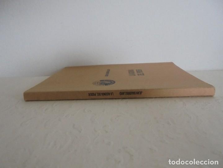 Libros de segunda mano: JEAN BAUDRILLARD. LA AGONIA DEL PODER. VER FOTOGRAFIAS ADJUNTAS. - Foto 2