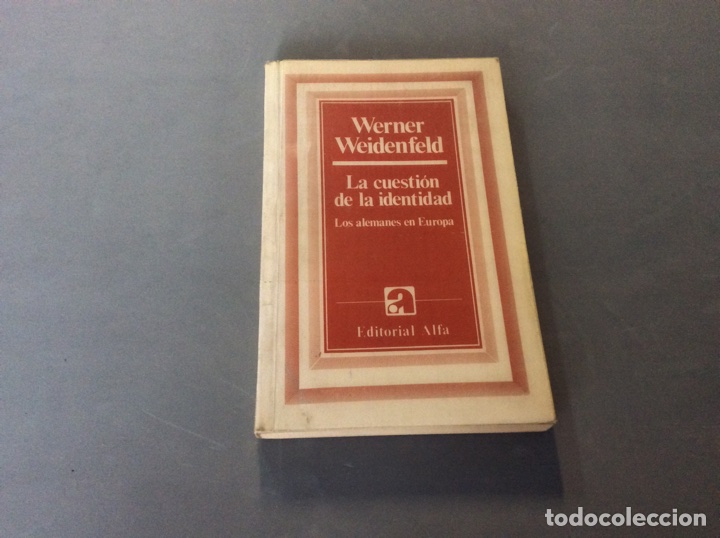 Second hand books: La cuesti&oacute;n de la identidad. Los alemanes en Europa / Werner Weidenfeld