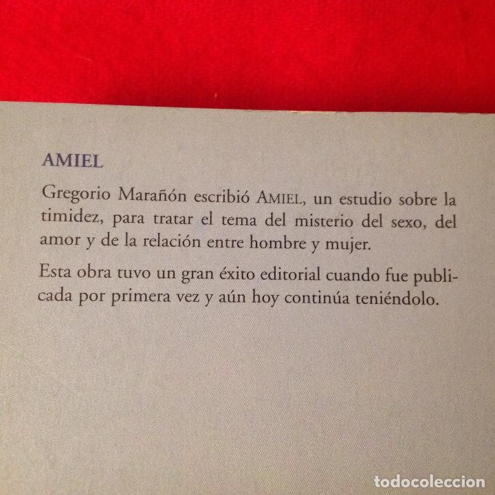 Libros de segunda mano: Amiel, de Gregorio Mara&ntilde;&oacute;n, Edit. &Oacute;ptima, 1998, 267 p&aacute;ginas, en rustica, - Foto 2