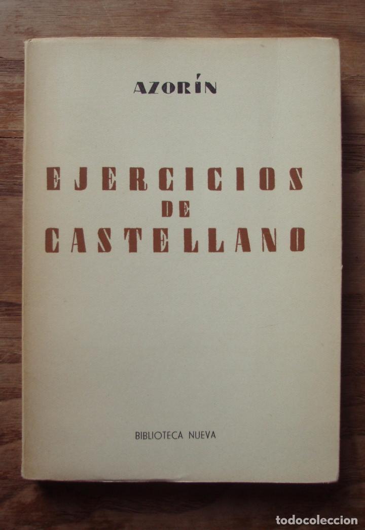 Libros de segunda mano: Ejercicios de castellano - AZOR&Iacute;N - Foto 1