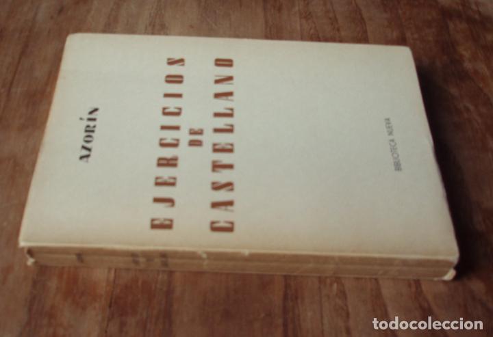 Libros de segunda mano: Ejercicios de castellano - AZOR&Iacute;N - Foto 2