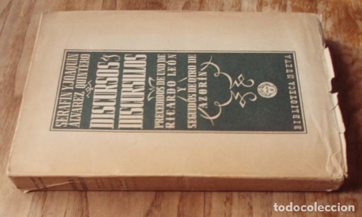 Libros de segunda mano: Discursos y discursillos - ALVAREZ QUINTERO, Seraf&iacute;n y Joaqu&iacute;n - Foto 2