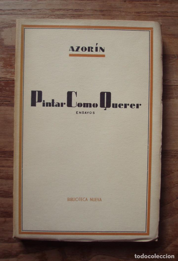 Libros de segunda mano: Pintar como querer - AZOR&Iacute;N - Foto 1