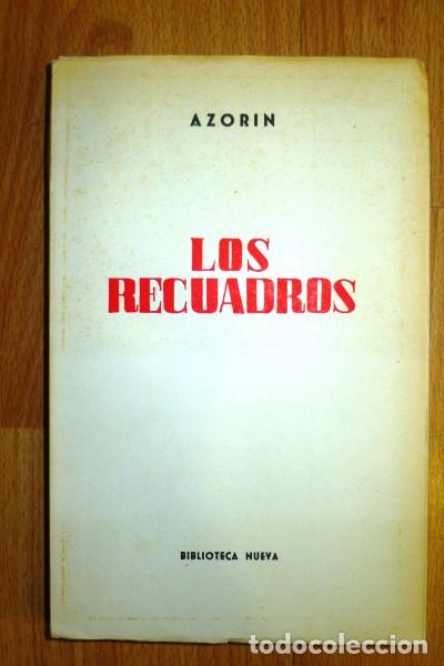 Libros de segunda mano: AZOR&Iacute;N (seud. de Jos&eacute; Mart&iacute;nez Ruiz). Los recuadros - Foto 1