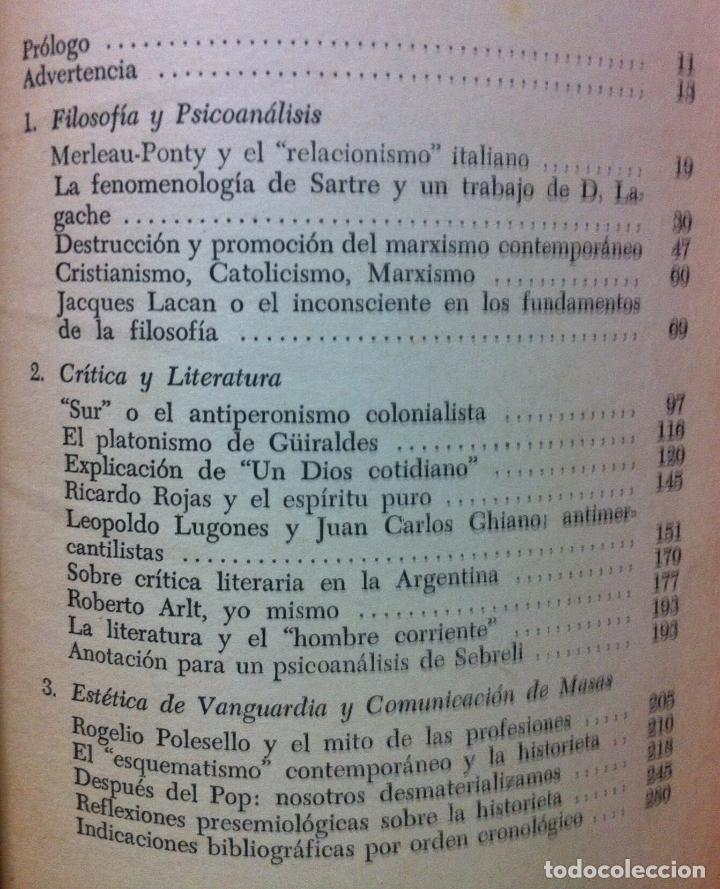 Libros de segunda mano: Oscar Masotta. Conciencia y estructura. 1968 - Foto 2
