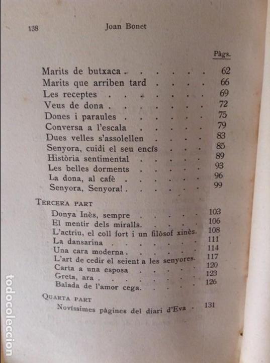 Libros de segunda mano: LES DONES - JOAN BONET - - Foto 4