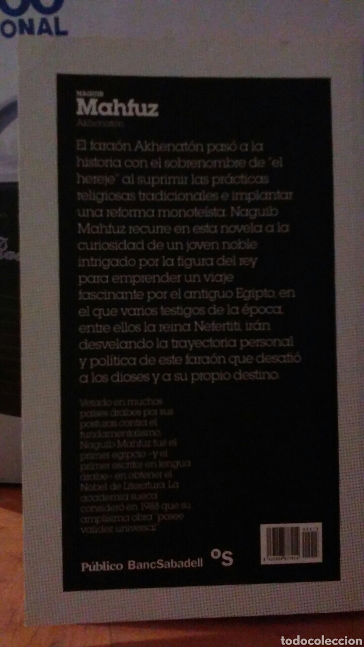 Libros de segunda mano: AKHENAT&Oacute;N, de NAGUIB MAHFUZ - Foto 2