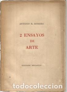 Libros de segunda mano: 2 ensayos de arte - ROMERA, ANTONIO R. - Foto 1