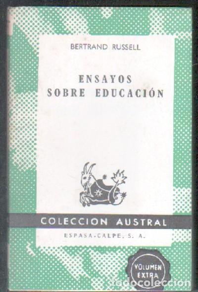 Libros de segunda mano: ENSAYOS SOBRE EDUCACI&Oacute;N.     A-AUSV-790 - Foto 1