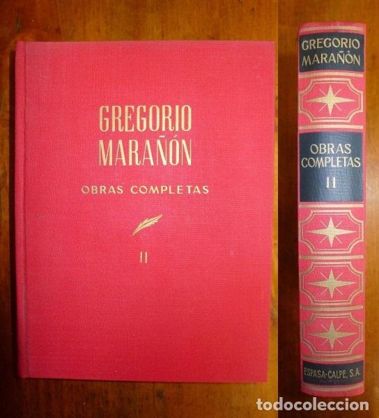 Libros de segunda mano: MARA&Ntilde;&Oacute;N, Gregorio. Obras completas. Tomo II : Discursos - Foto 1