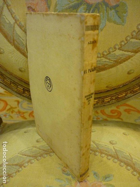 Libros de segunda mano: EL PASADO, DE AZOR&Iacute;N. BIBLIOTECA NUEVA, 1&ordf; EDICI&Oacute;N 1.955. - Foto 2