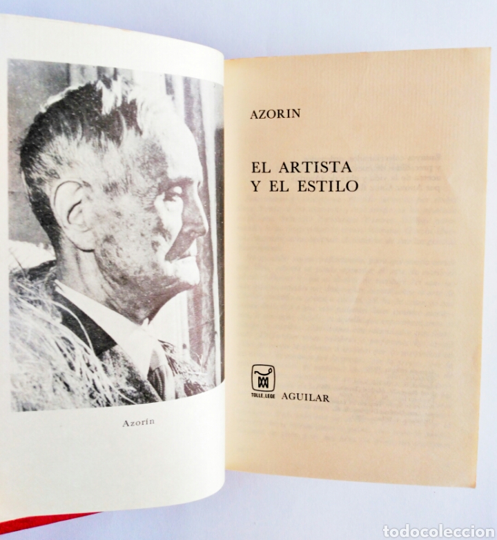 Libros de segunda mano: El artista y el estilo, Azor&iacute;n - Foto 1