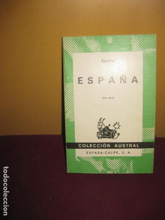 Libros de segunda mano: ESPA&Ntilde;A. AZORIN. COLECCION AUSTRAL N&ordm; 1202 - Foto 1
