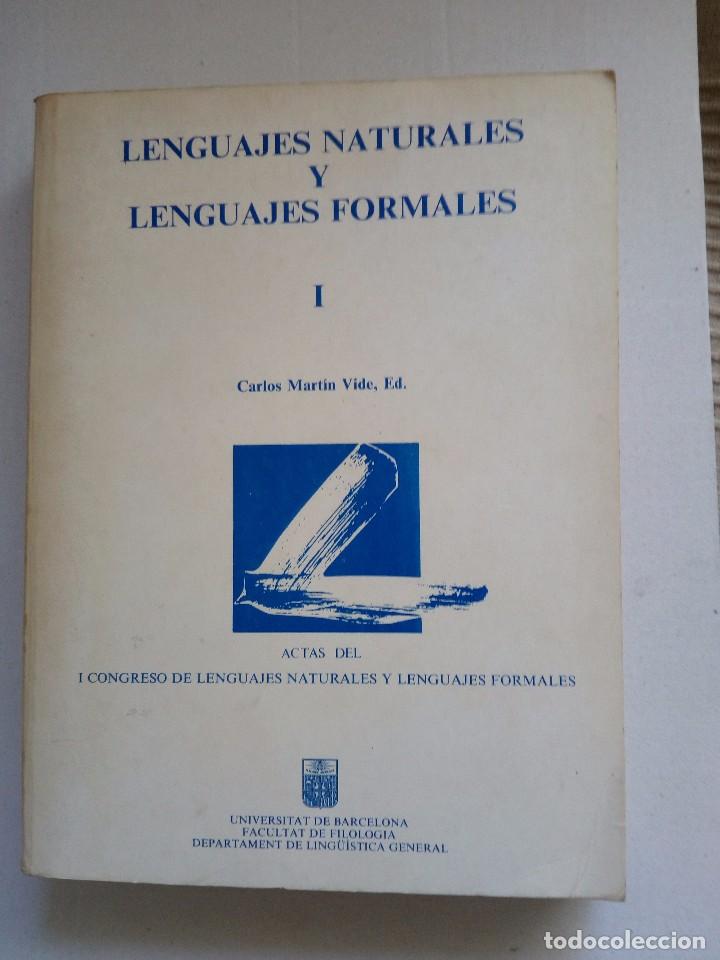Libros de segunda mano: Actas del Primer I congreso de lenguajes naturales y lenguajes formales 1985