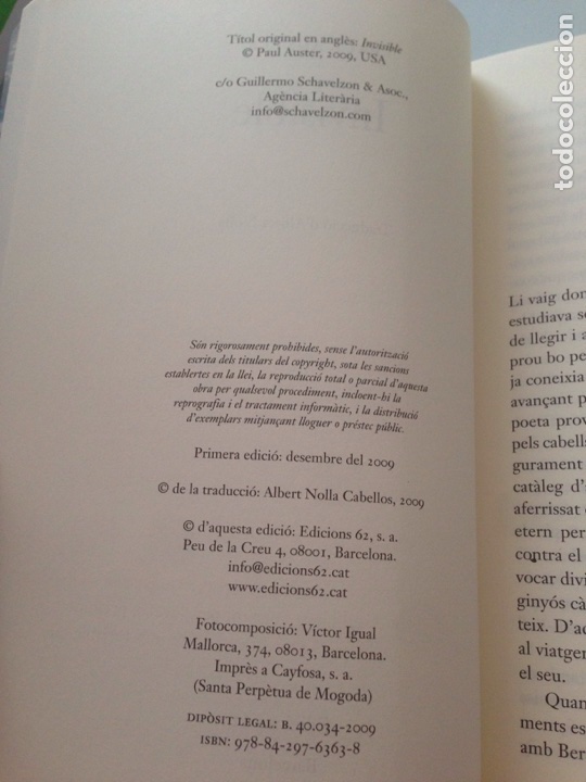 Libros de segunda mano: Libro Invisible. Paul Auster - Foto 3