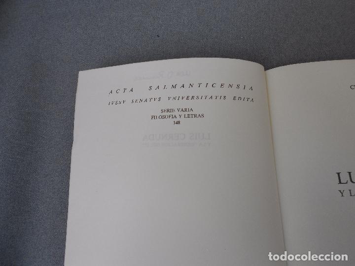 Libros de segunda mano: LUIS CERNUDA Y LA GENERACION DEL 27 - Foto 4