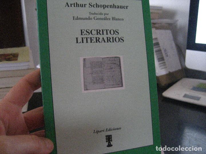Libros de segunda mano: ESCRITOS LITERARIOS, ARTHUR SCHOPENHAUER, L&Iacute;PARI EDICIONES, - Foto 1