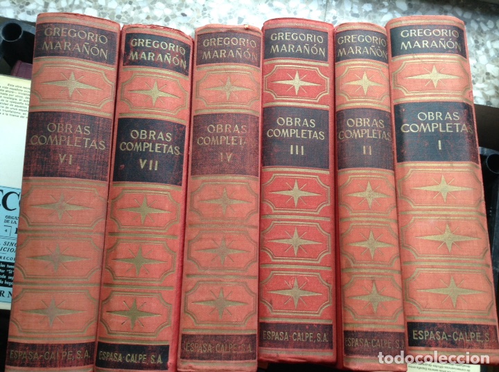 Libros de segunda mano: Gregorio Mara&ntilde;&oacute;n. Obras completas. 1,2,3,4,6 y 7. - Foto 1