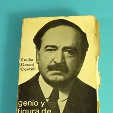 Libros de segunda mano: GENIO Y FIGURA DE VICENTE BLASCO IBÁÑEZ. EMILIO GASCÓ CONTELL. Lote 89590744