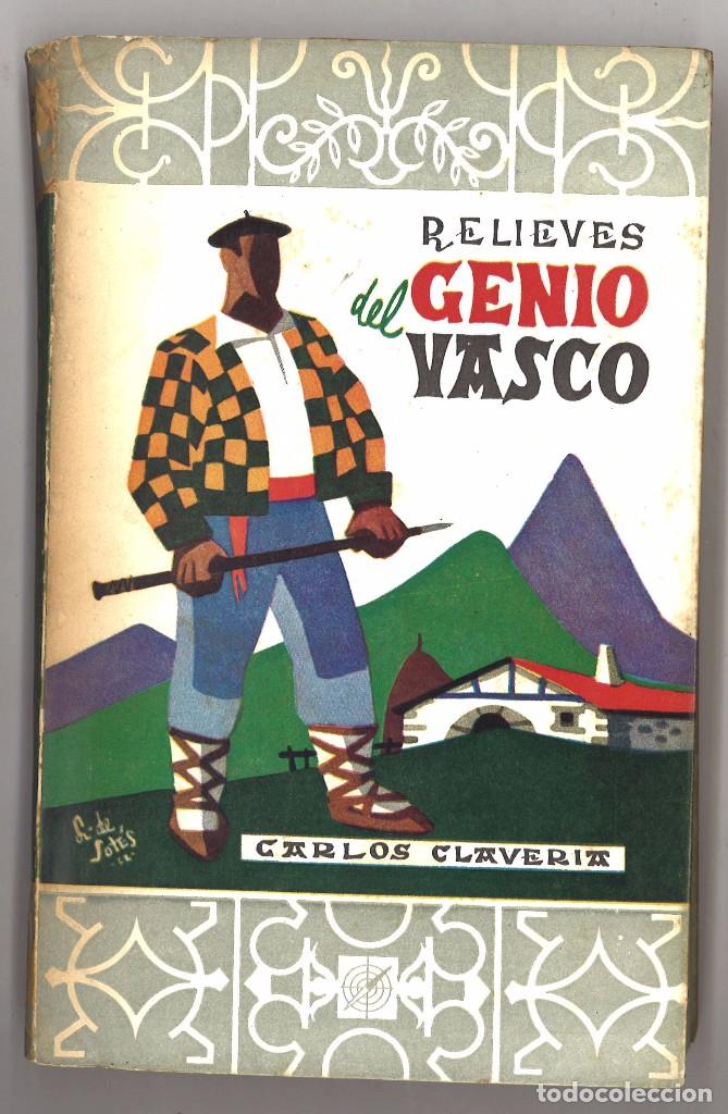 Libros de segunda mano: Relieves del genio vasco. Carlos Claveria. 1962 - Foto 1